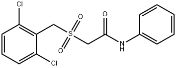 2-[(2,6-dichlorobenzyl)sulfonyl]-N-phenylacetamide Structure