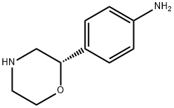 (S)-4-(吗啉-2-基)苯胺,879206-06-1,结构式