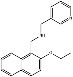 1-(2-ethoxynaphthalen-1-yl)-N-(pyridin-3-ylmethyl)methanamine Struktur