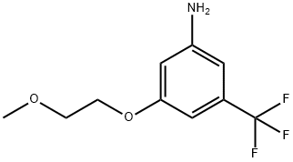 3-(2-Methoxyethoxy)-5-(trifluoromethyl)benzenamine Structure