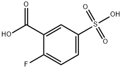2-fluoro-5-sulfobenzoic acid Struktur
