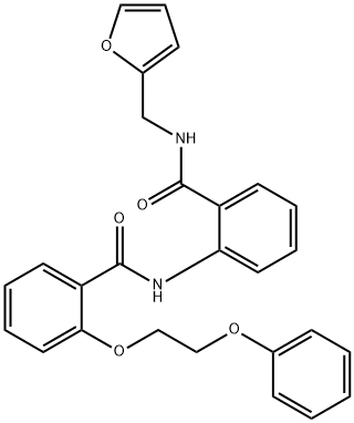 881581-08-4 N-(2-{[(2-furylmethyl)amino]carbonyl}phenyl)-2-(2-phenoxyethoxy)benzamide