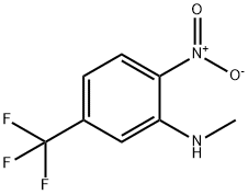 Methyl-(2-nitro-5-trifluoromethyl-phenyl)-amine 化学構造式