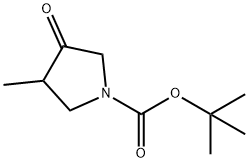 tert-butyl 3-methyl-4-oxopyrrolidine-1-carboxylate, 885102-34-1, 结构式
