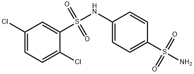 Benzenesulfonamide, N-[4-(aminosulfonyl)phenyl]-2,5-dichloro- Structure