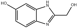 5-Hydroxy-2-(hydroxymethyl)benzimidazole Struktur