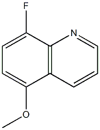 8-氟-5-甲氧基喹啉, 887769-93-9, 结构式