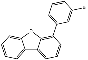 4-(3-bromo-phenyl)-dibenzofuran Structure