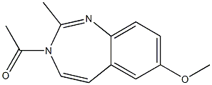 3H-1,3-Benzodiazepine, 3-acetyl-7-methoxy-2-methyl-,88820-31-9,结构式