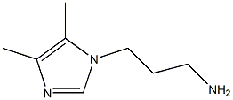 1H-Imidazole-1-propanamine, 4,5-dimethyl- 化学構造式