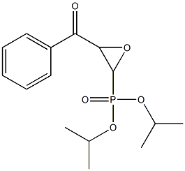 Phosphonic acid, (3-benzoyloxiranyl)-, bis(1-methylethyl) ester