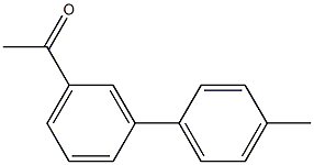 1-[3-(4-methylphenyl)phenyl]ethanone Struktur