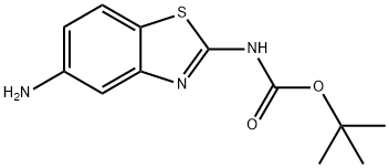 tert-butyl 5-aminobenzo[d]thiazol-2-ylcarbamate Structure