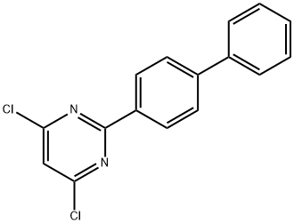 2-([1,1'-联苯]-4-基)-4,6-二氯嘧啶 结构式