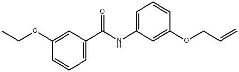 3-ethoxy-N-(3-prop-2-enoxyphenyl)benzamide Struktur
