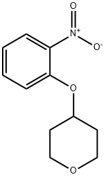 4-(2-Nitrophenoxy)tetrahydro-2H-pyran Structure