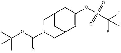 tert-butyl 7-(trifluoromethylsulfonyloxy)-3-azabicyclo[3.3.1]non-7-ene-3-carboxylate|