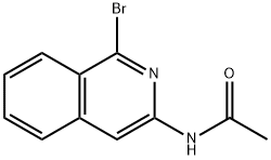 Acetamide,N-(1-bromo-3-isoquinolinyl)- 结构式