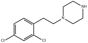 1-(2,4-Dichlorophenethyl)piperazine 2HCl Struktur