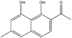 Ethanone, 1-(1,8-dihydroxy-6-methyl-2-naphthalenyl)-,91902-87-3,结构式