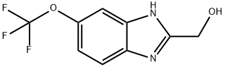 (6-(三氟甲氧基)-1H-苯并[D]咪唑-2-基)甲醇, 919054-04-9, 结构式
