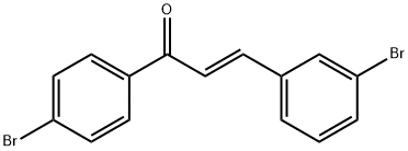 (2E)-3-(3-bromophenyl)-1-(4-bromophenyl)prop-2-en-1-one, 919121-16-7, 结构式
