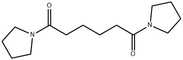 1,1'-(1,6-dioxo-1,6-hexanediyl)dipyrrolidine 结构式