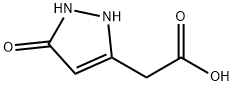 1H-Pyrazole-3-acetic acid, 2,5-dihydro-5-oxo- Structure