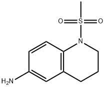 1-(methylsulfonyl)-1,2,3,4-tetrahydroquinolin-6-amine 结构式