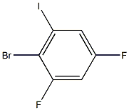 2-溴-1,5-二氟-3-碘苯,933585-14-9,结构式