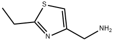 1-(2-エチル-1,3-チアゾール-4-イル)メタンアミン 化学構造式