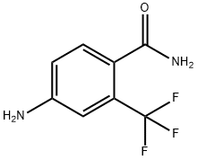 4-氨基-2-三氟甲基苯甲酰胺,934600-95-0,结构式