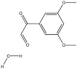 2-(3,5-二甲氧基苯基)-2-氧代乙醛水合物,93506-72-0,结构式