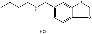 [(2H-1,3-benzodioxol-5-yl)methyl](butyl)amine hydrochloride,935250-89-8,结构式