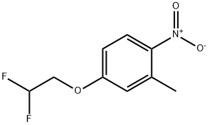 2,2-difluoroethyl 3-methyl-4-nitrophenyl ether Structure