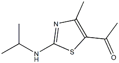 1-(2-(异丙基亚胺)-4-甲基-2,3-二氢噻唑-5-基)乙烷-1-酮, 938001-19-5, 结构式