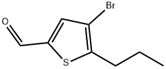 4-溴-5-丙基噻吩-2-甲醛,938006-81-6,结构式