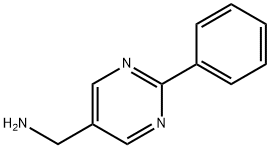 (2-phenylpyrimidin-5-yl)methanamine 化学構造式
