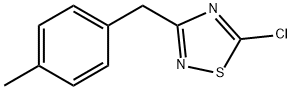 5-chloro-3-[(4-methylphenyl)methyl]-1,2,4-thiadiazole Struktur