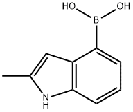 (2-METHYL-1H-INDOL-4-YL)BORONIC ACID Structure