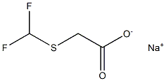 Sodium 2-(difluoromethylthio)acetate Structure