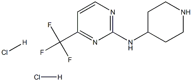 N-(ピペリジン-4-イル)-4-(トリフルオロメチル)ピリミジン-2-アミン 二塩酸塩 price.
