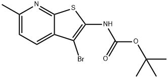 TERT-BUTYL (3-BROMO-6-METHYLTHIENO[2,3-B]PYRIDIN-2-YL)CARBAMATE