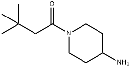 1-(4-Aminopiperidin-1-yl)-3,3-dimethylbutan-1-one Struktur