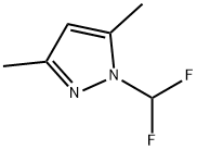 1-(二氟甲基)-3,5-二甲基1H吡唑, 956477-62-6, 结构式