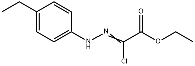 ethyl (2Z)-2-chloro-2-[2-(4-ethylphenyl)hydrazin-1-ylidene]acetate,96734-46-2,结构式