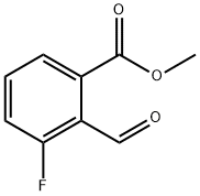 methyl 3-fluoro-2-formylbenzoate Structure