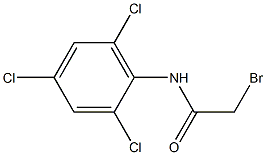 Acetamide, 2-bromo-N-(2,4,6-trichlorophenyl)- Struktur