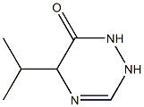 1,2,4-Triazin-6(1H)-one, 2,5-dihydro-5-(1-methylethyl)- Struktur