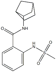 N-(3-bicyclo[2.2.1]heptanyl)-2-(methanesulfonamido)benzamide Structure